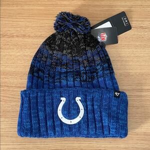 47" NFL Indianapolis Colts Pom Pom Beanie